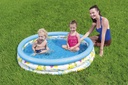 PISCINA INFLABLE DE VINIL 48"X10" DISEÑO PECES BESTWAY 51009