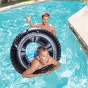 FLOTADOR INFLABLE REDONDO 36" DISEÑO NEUMATICO BESTWAY 36016