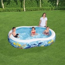 PISCINA INFLABLE DE VINIL 103"X62"X18" DISEÑO MARINO BESTWAY 54118 