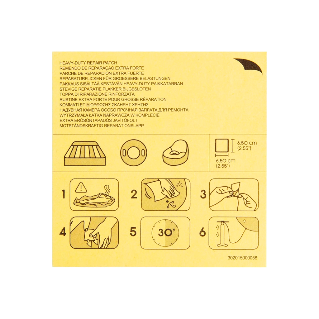 PARCHO DE REPARACIÓN PARA PISCINA 10 PIEZAS BESTWAY 62068