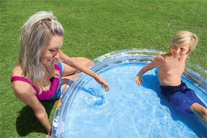 PISCINA INFLABLE DE VINIL 60"X12" DISEÑO PECES BESTWAY 51004 