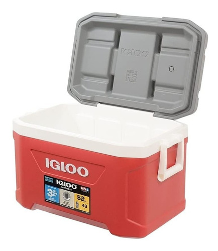 HIELERA TERMICA 52 CUARTOS IGLOO 50340 ROJA