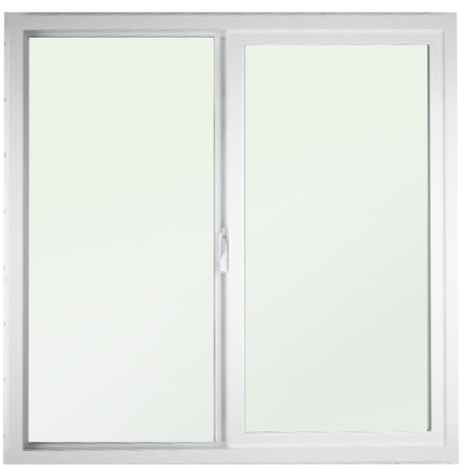 VENTANA CORREDIZA LISA UPVC 1.2 X 1.2 METROS VENTO BLANCO