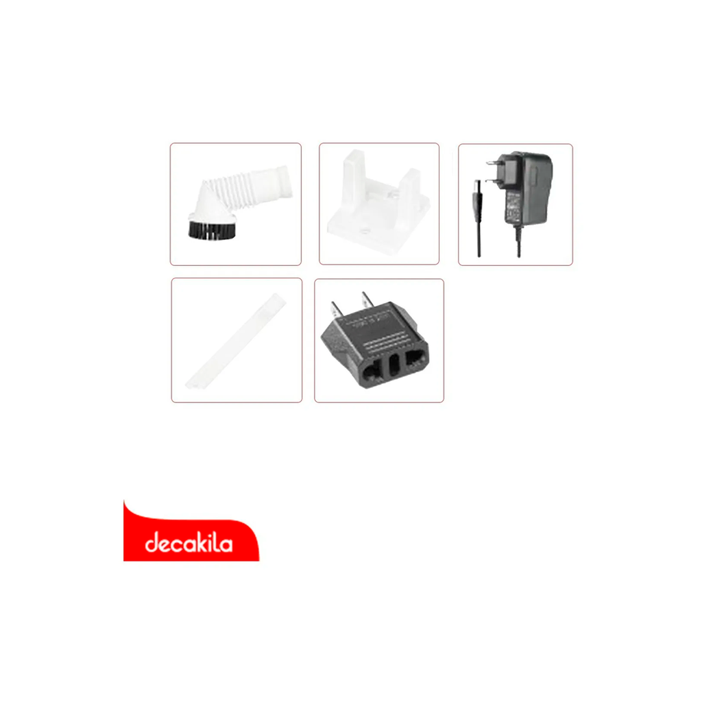 ASPIRADORA INALAMBRICA PARA LIMPIEZA 0.8 LITROS DECAKILA CUCV001W BLANCO