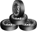 LLANTA RADIAL PARA CARRO  RIN #15 225/75 LING LONG 6PR 102 TL NEGRO