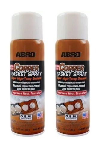 SILICON EN SPRAY 9 ONZAS ABRO CG-418-R COBRE