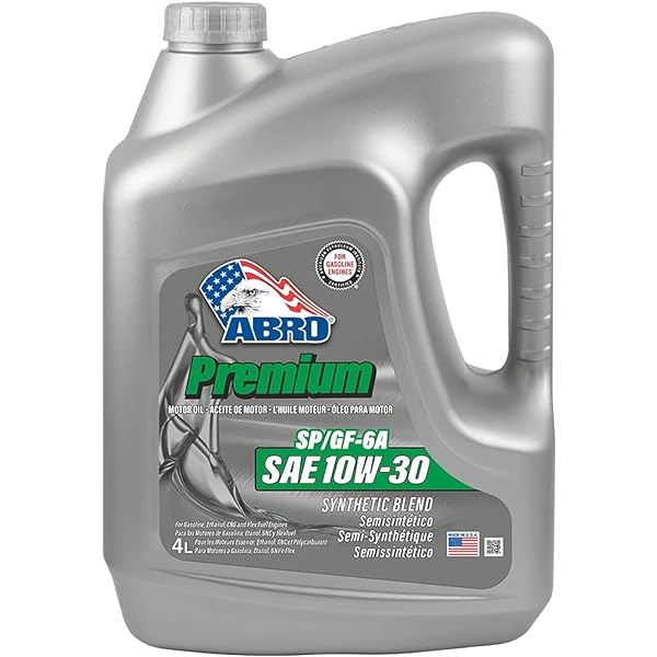 ACEITE DE MOTOR 10W-30 1-LITRO SEMI-SINTETICO ABRO