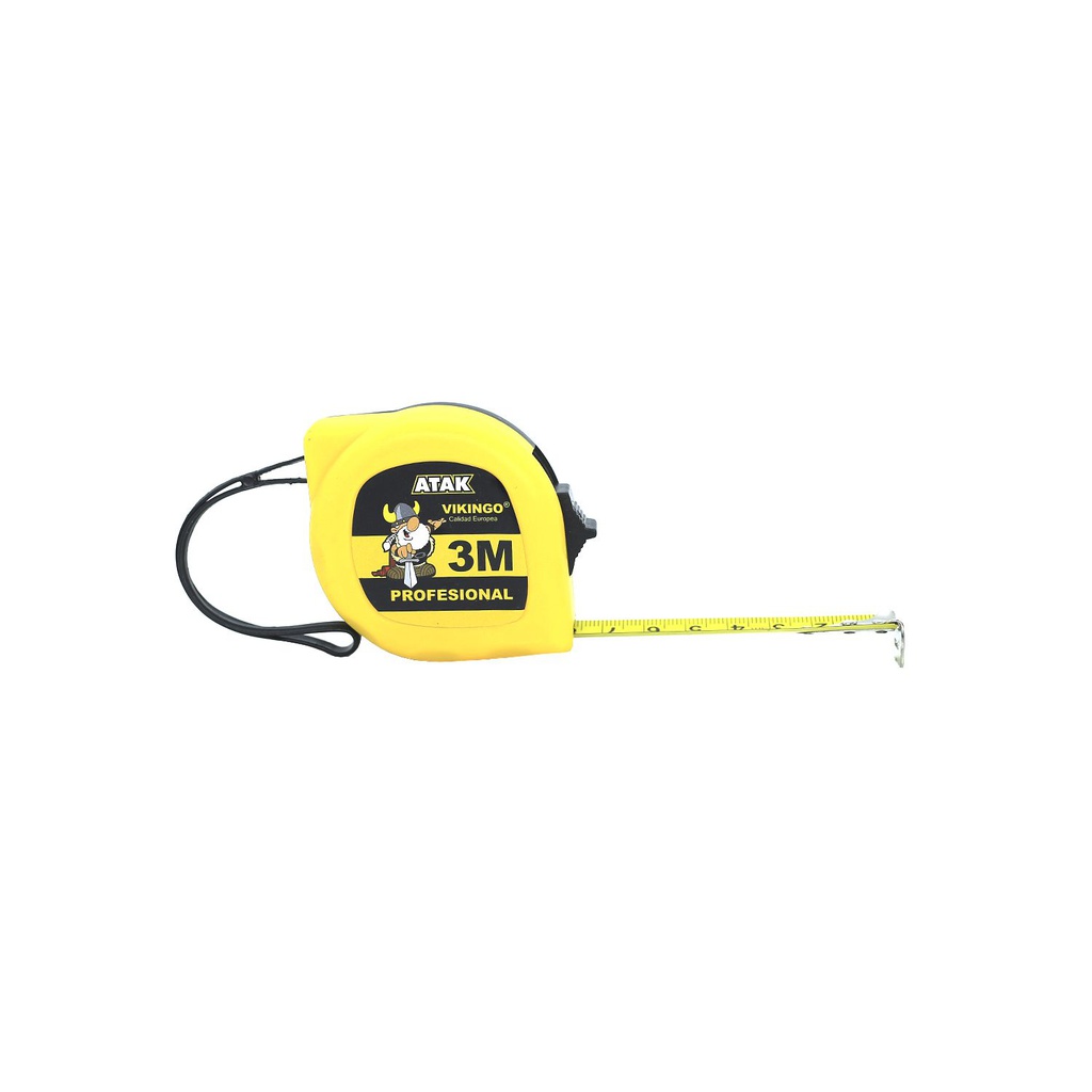 Cinta metrica 3mtx5/8" vikingo mta-3 amarillo