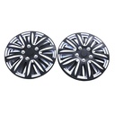 Copas carro rin 16 para carro 508136s plata / negro