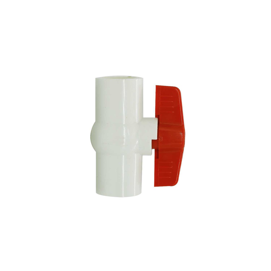 Valvula balin 1/2" pvc sin rosca ht1655