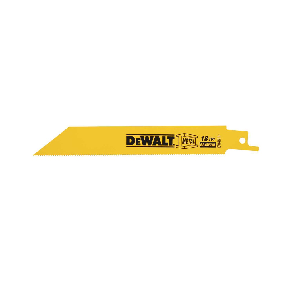 Repuesto hoja reciproca 18tpi 6" dewalt dw48112