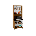 Mueble mdf para cocina 21x80x50 centimetros poliman c87030 cafe