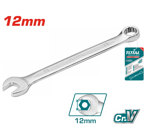 Llave Mixta 12Mm Industrial Total Tcspa121