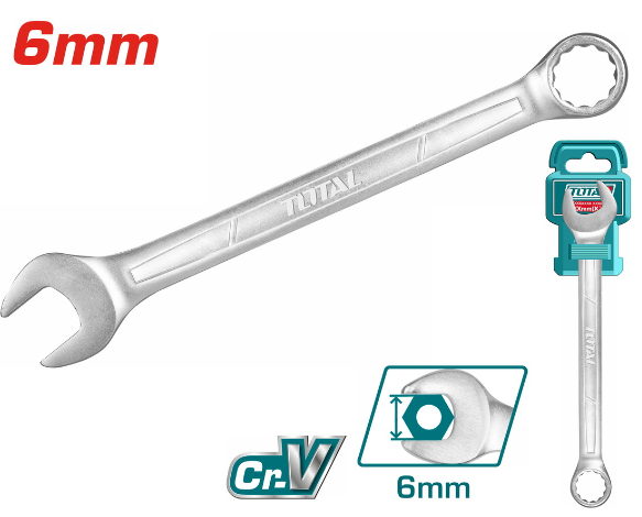 Llave Mixta 6Mm Total Tcspa061