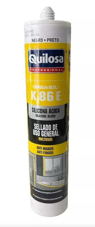 Sellador Adhesivo 300Ml Silicon Quilosa Transparente