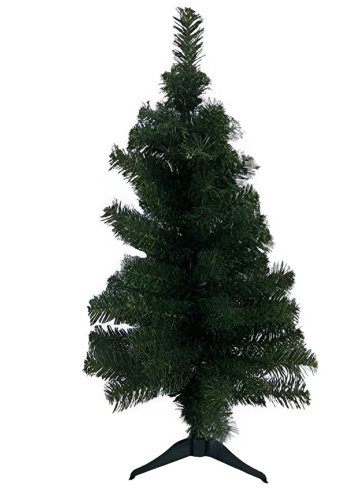 Arbol De Navidad 4' 186T/2.5" Economico Base Plastico Verde