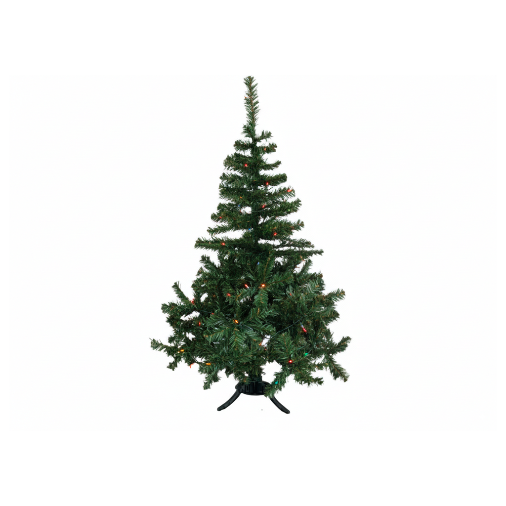 Arbol De Navidad 5' 300T/3" Lujo Base Metal
