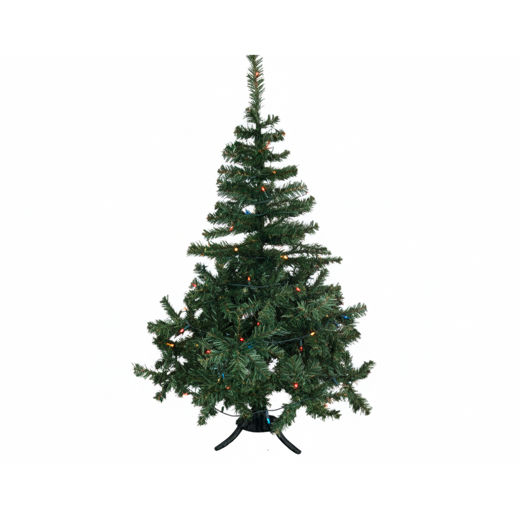 Arbol De Navidad 6' 540T/3" Lujo Base Metal
