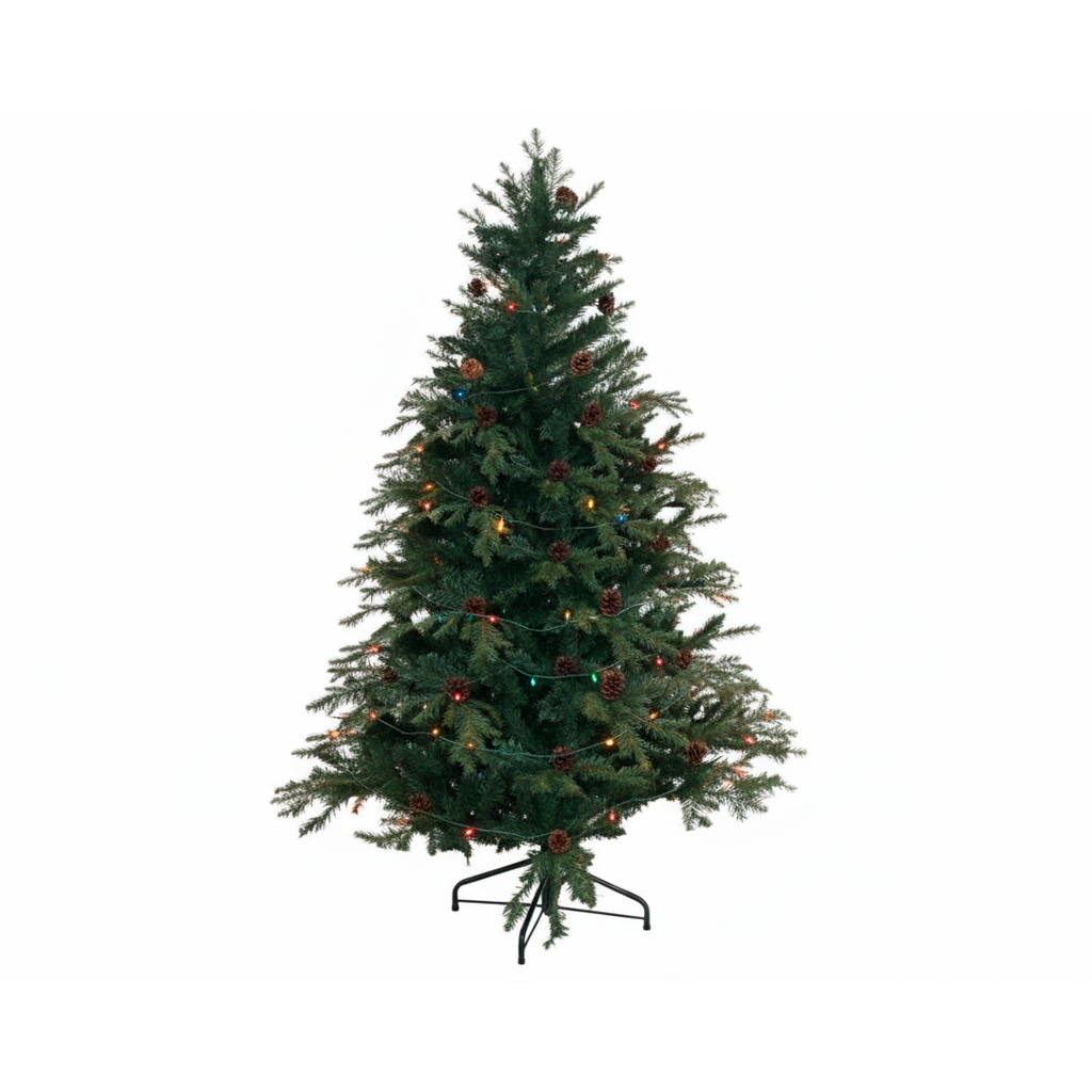 Arbol De Navidad 6' 775T Con Bellota Base Metal Hxt172