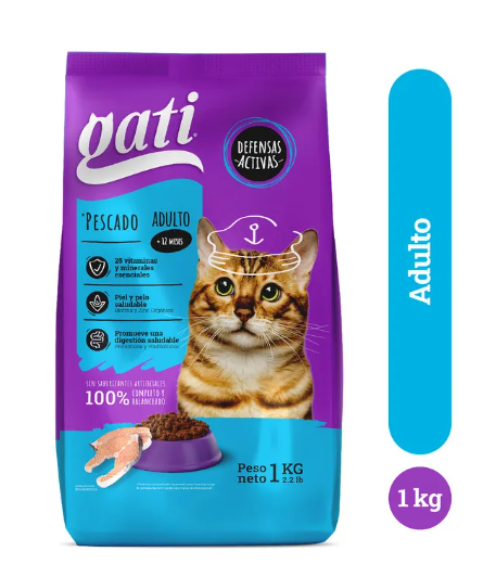 Comida Para Gato 17.6-Lb Gati Pescado