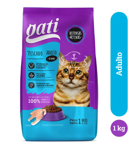 Comida Para Gato 1-Lb Gati Pescado