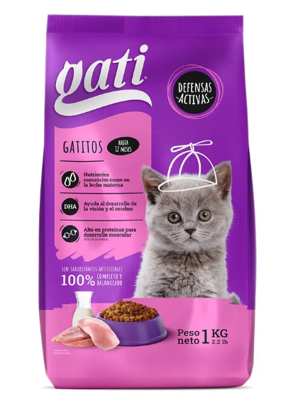 Comida Para Gato 2.2-Lb Gati Gatitos