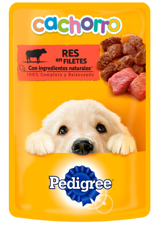 Comida Para Perro 100-Gr Pedigree Cachorro De Res