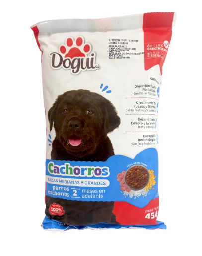 Comida Para Perro 1-Lb Dogui Cachorro