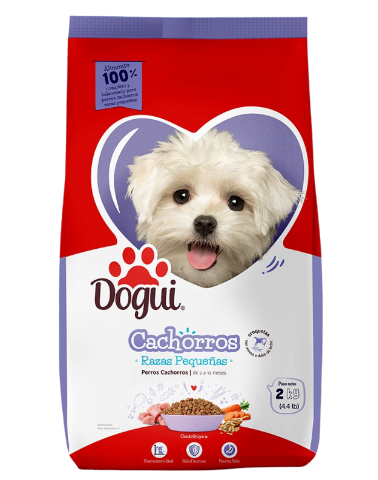 Comida Para Perro 4.4-Lb Dogui Cachorro Raza Pequeña