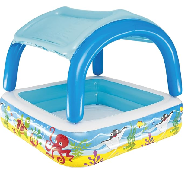 Piscina Inflable 55X45" 70Gln Con Techo 2192 Az