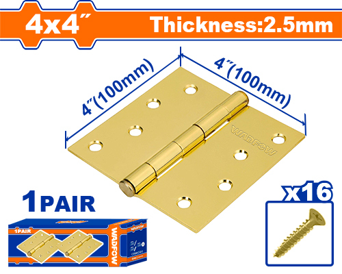 Bisagra Wadfow 4"X4" Wyd3540