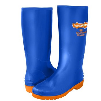 Bota Hule #44-10 Con Forro Wadfow Wrb1L44 Azul