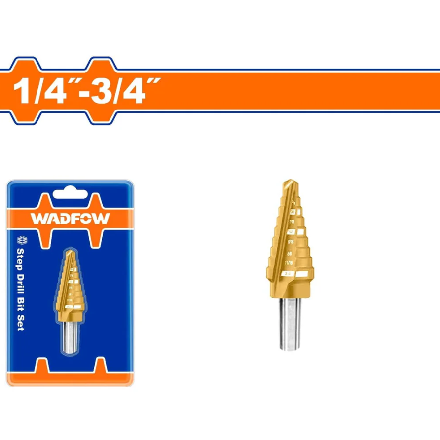 Broca Escalona 1/4"-3/4" Wadfow Uwjd2403