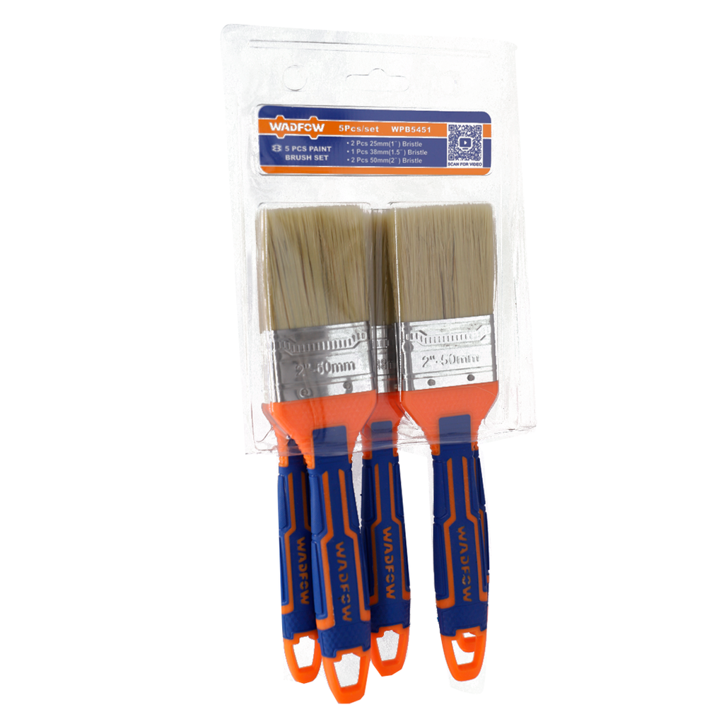 Brocha Para Pintar 5Pc Mango Plastico 1"-2" Pb5451