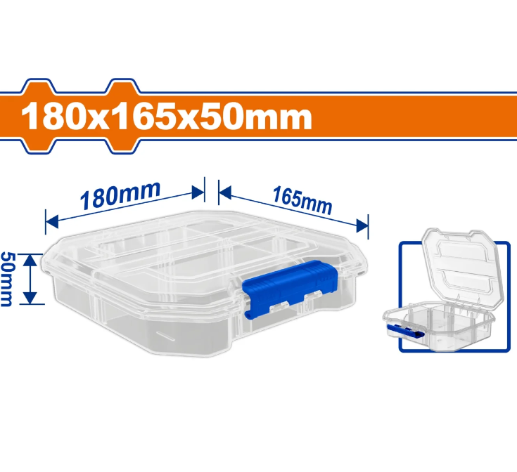 Caja Plastica Organica Wadfow Wtb8341 Transparente