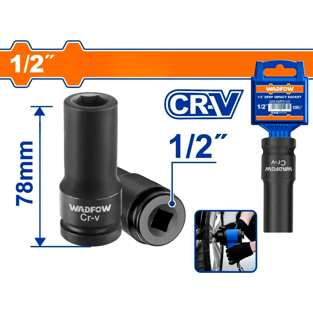 Cubo De Impacto 1/2"X19Mm Wadfow Wms3219