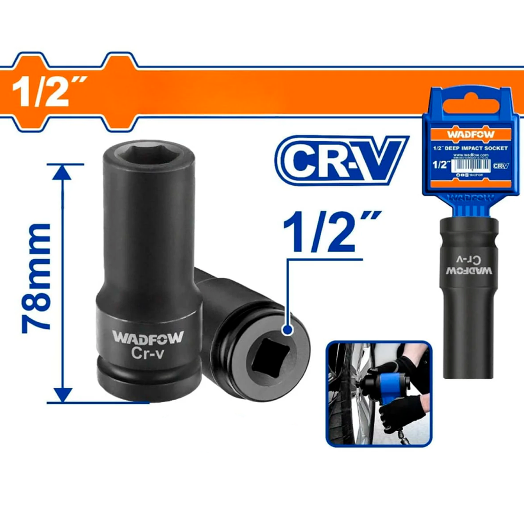 Cubo De Impacto 1/2"X21Mm Wadfow Wms3221