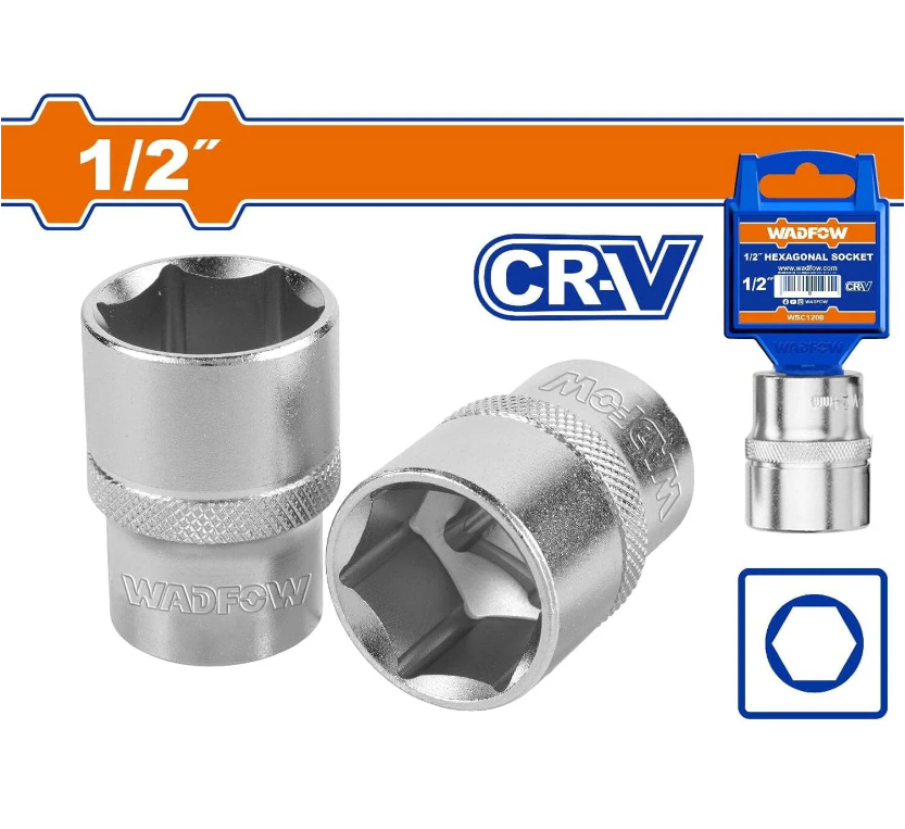 Cubo Wadfow Hexagonal 1/2"X24Mm Wsc1224