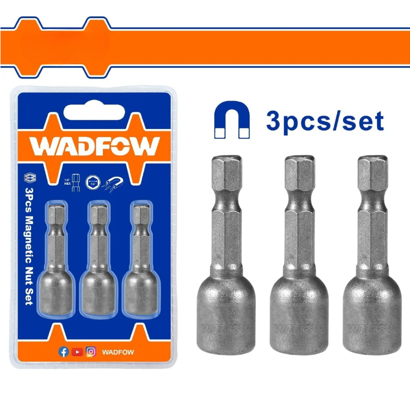 EXTENSION PARA MANERAL 3/8" 3PC WADFOW WR1K10