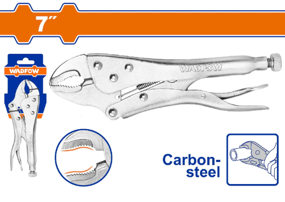 Llave Perra 7" Curva Wadfow Wlp1107