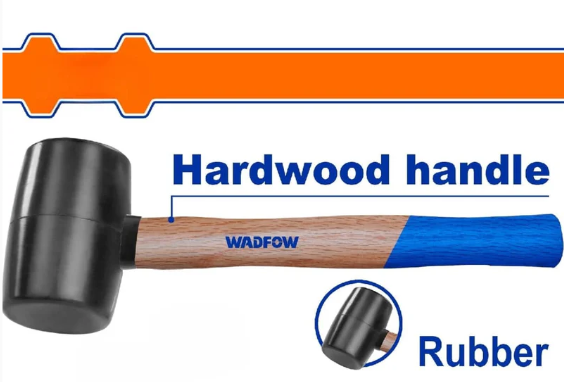 Martillo De Hule 8-Oz Mango De Madera Wadfow Wmb7301