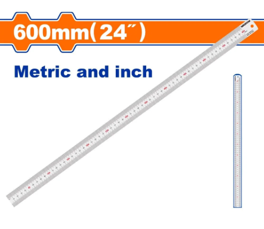 Regla De Acero 60Cm Wadfow Wru1360