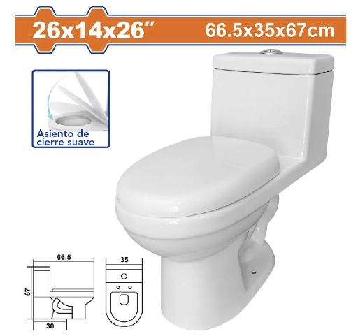 Sanitario Wadfow 26X14X26" Wmy1A00 Blanco