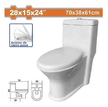 Sanitario Wadfow 28X15X24" Wmy1A02 Blanco