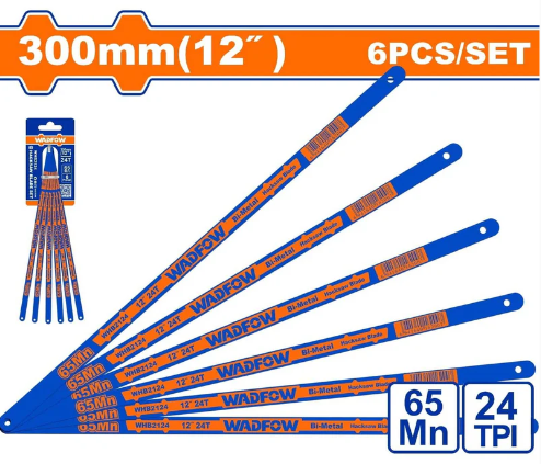 Segueta 12" 24T 6Pc Wadfow Whb2124