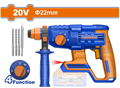 Taladro Rotamartillo Inalambrico 20V 22Mm Sin Bateria Wadfow 15220