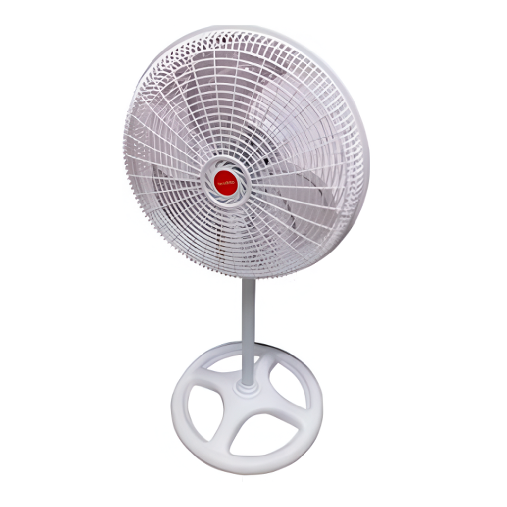 Ventilador pedestal 18" 3aspas de metal decakila kufc089w blanco