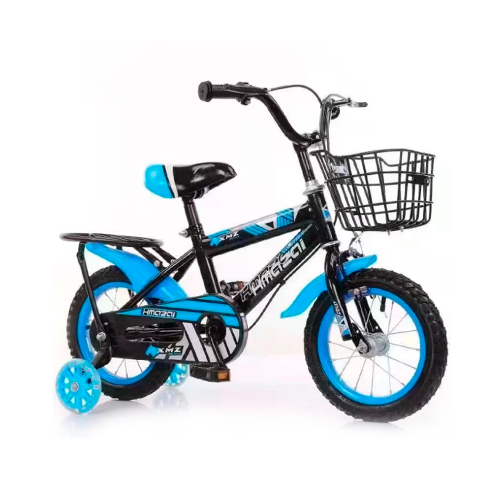 Bici 12 Bmx Para Niño 1V Maximus Con Guardafango/Canasta Azul Armable