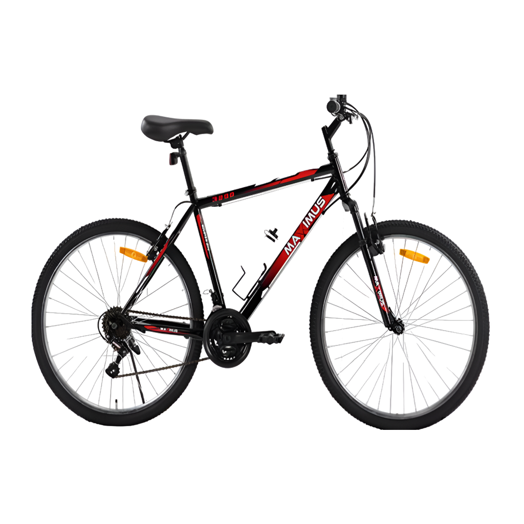 Bicicleta 26 Mtb 21V Con Suspencion Delantera Rojo/Negro Armable