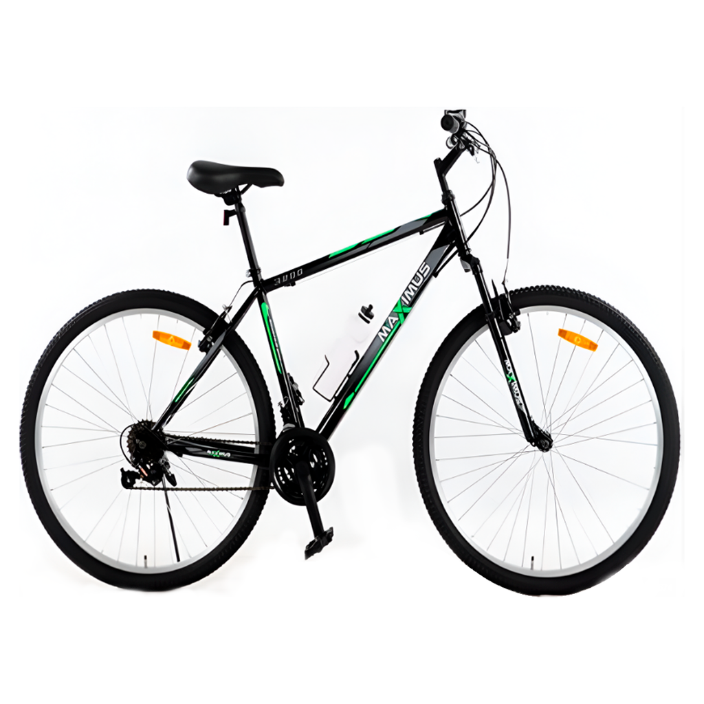 Bicicleta 29 Mtb 21V Maximus De Metal Con Suspension Delantera Verde/Negro Armable